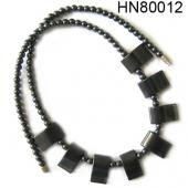 Hematite Beads Choker Chunky bib Statement Necklace women Fashion Jewelry